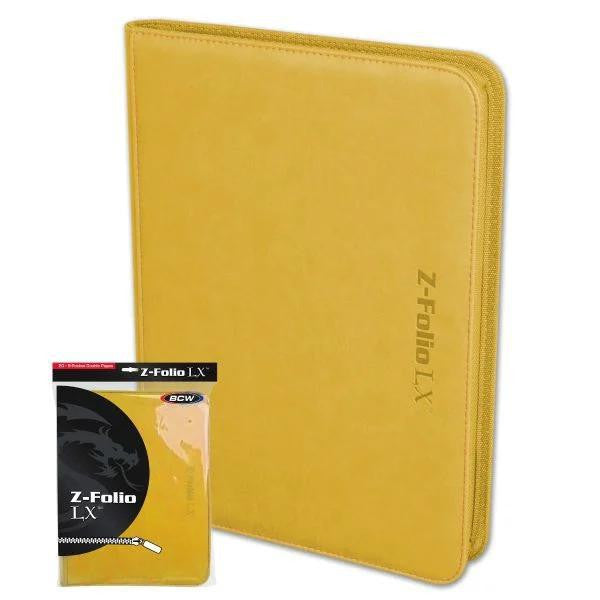 Yellow Z-Folio 9-Pocket LX Album with matching protective sleeve.