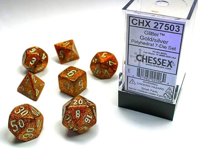 Glitter Polyhedral 7-Die Set