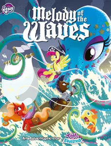 My Little Pony: Tails of Equestria: Melody of the Waves game featuring ponies and a pirate sea creature.