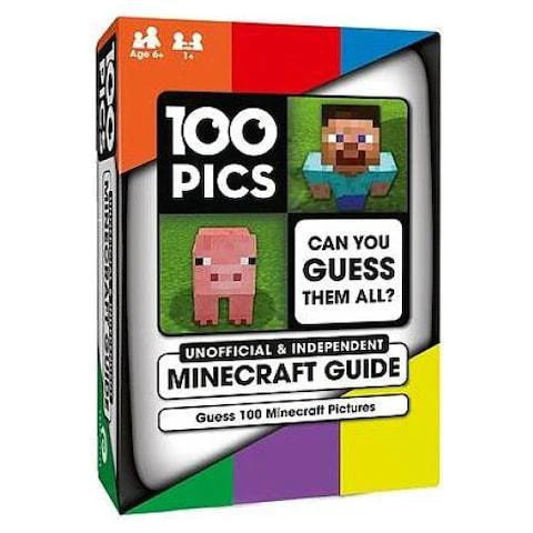 100 PICS Unofficial Minecraft travel activity and flash card game.