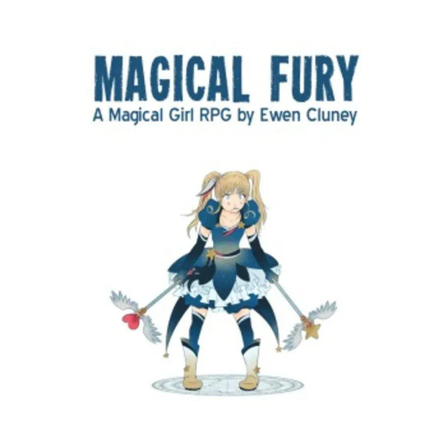 Magical Fury RPG cover showing an anime-style magical girl character.