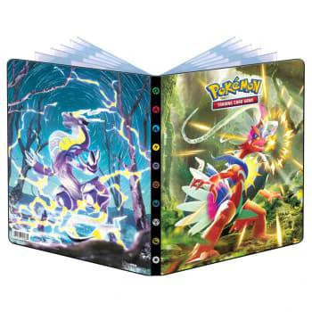 Pokemon Binder 9-pocket Kor & Mira featuring Koraidon and Miraidon on front and back covers.