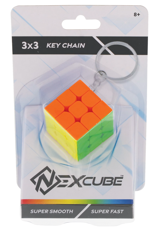 NEXcube 3x3 Keychain portable puzzle cube.