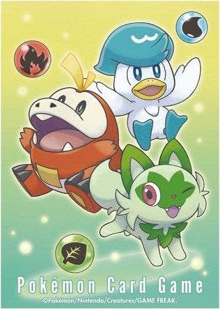 Pokemon TCG: Pokemon Center Japan Exclusive Card Sleeves - Sprigatito, Fuecoco & Quaxly (64-Pack)