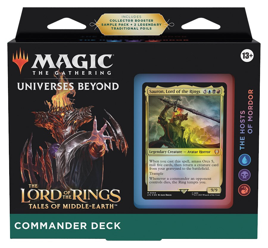 The Lord of the Rings: Tales of Middle-earth Commander Deck - The Hosts of Mordor [LTC]