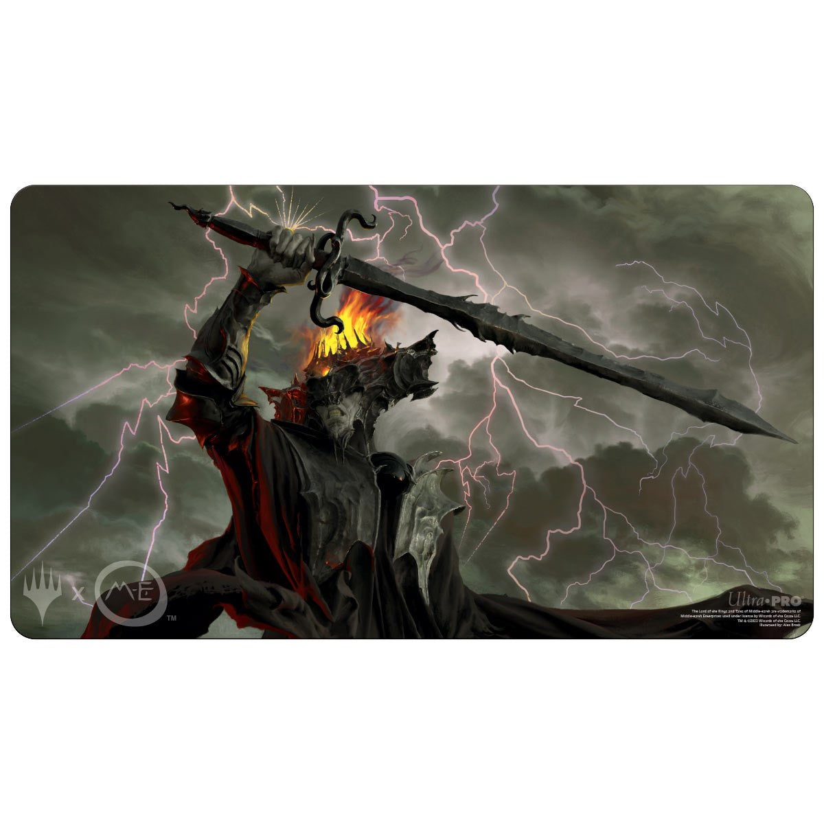 The Lord of the Rings: Tales of Middle-earth Sauron (V1) Standard Gaming Playmat for Magic: The Gathering