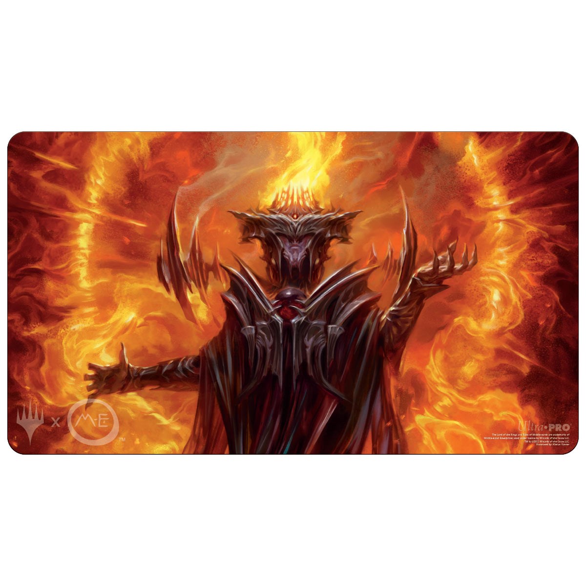 The Lord of the Rings: Tales of Middle-earth Sauron (V2) Standard Gaming Playmat for Magic: The Gathering