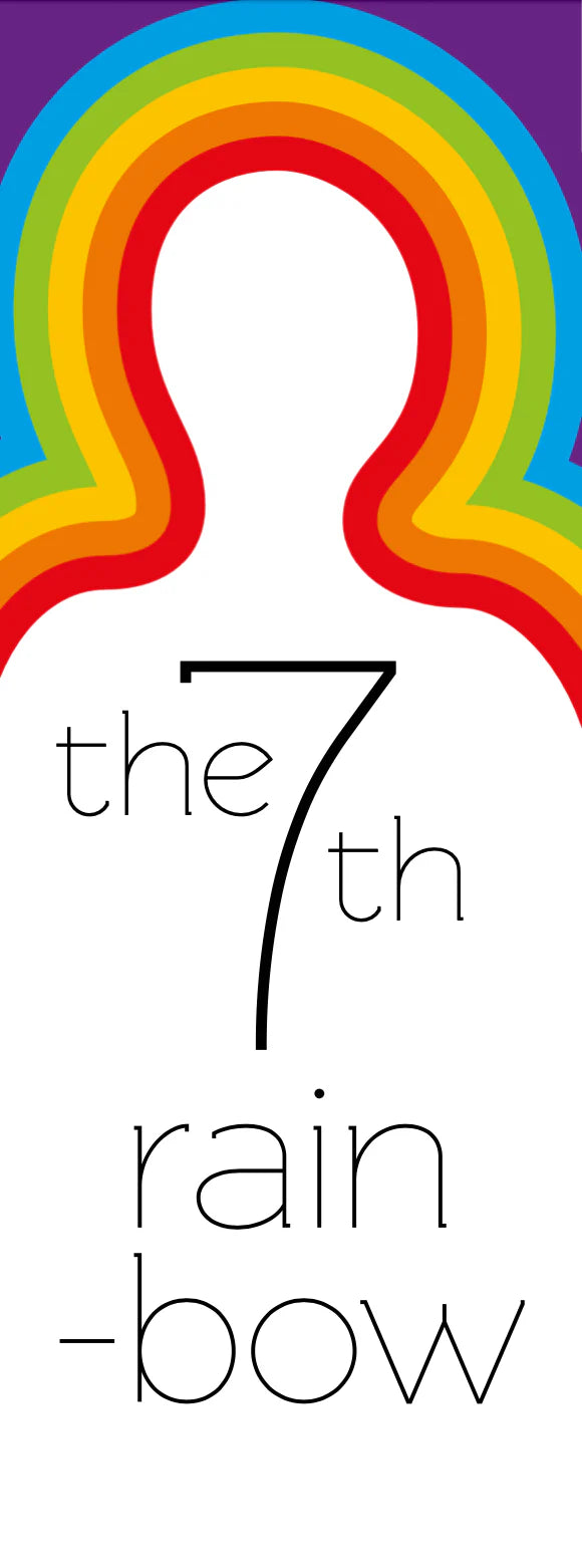 The 7th Rainbow tabletop RPG featuring a stylized figure with a rainbow outline on the cover.