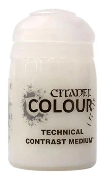 Technical: Contrast Medium 24ml bottle for thinning paints in miniature painting.