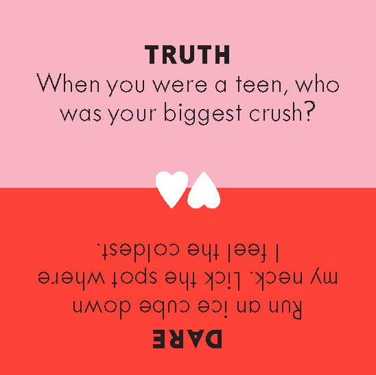 After Dinner Amusements: Truth or Dare for Couples game.