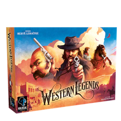 Western Legends board game box.
