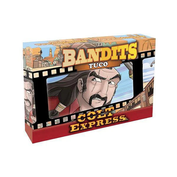 Colt Express Bandit Pack: Tuco Expansion for the Old West tabletop game featuring a cowboy bandit character.