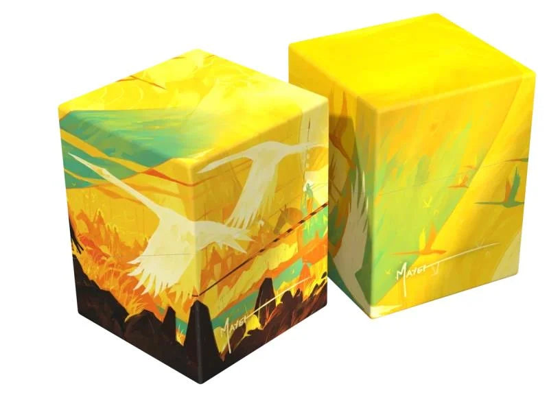 Two Boulder Deck Case 100+ Duopack, Artist Edition 3 by Dominik Mayer, sized for double-sleeved cards.