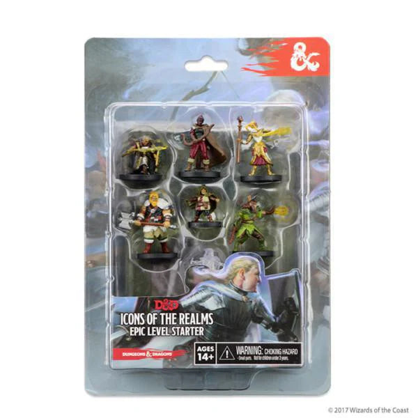 D&D: IR Epic Level Starter set with six miniatures.