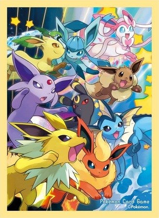 Pokemon TCG: Pokemon Center Japan Exclusive Card Sleeves - Eevee Dash! Ver. 2 (64-Pack)