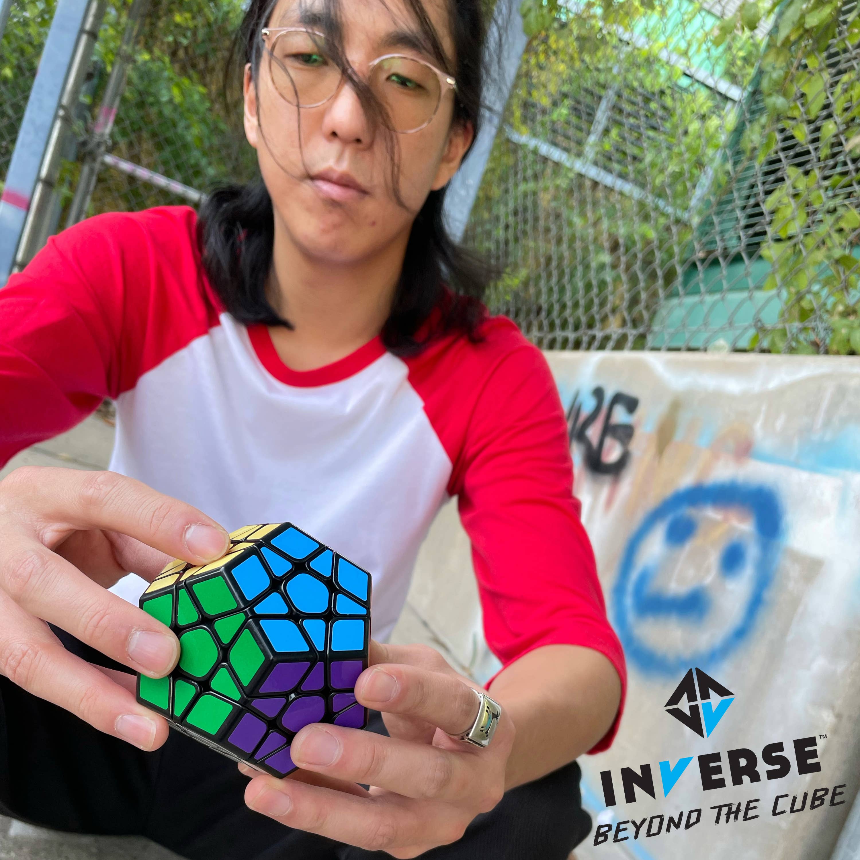 INVERSE Novalinx Puzzle held by person; Inverse logo visible.