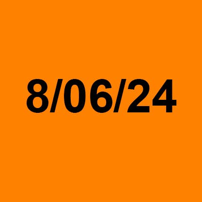 Lunchbox: 75+ Easy & Delicious Recipes For Lunches On the Go with 8/06/24 in black text on an orange background.
