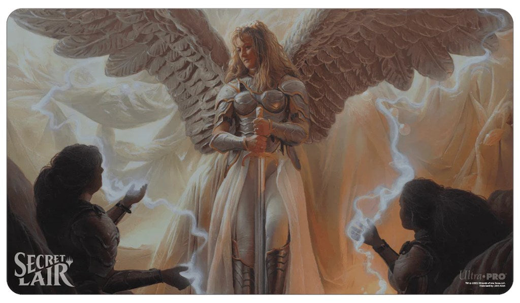 Secret Lair Spookydrop 2023: Serra Angel Standard Gaming Playmat for Magic: The Gathering