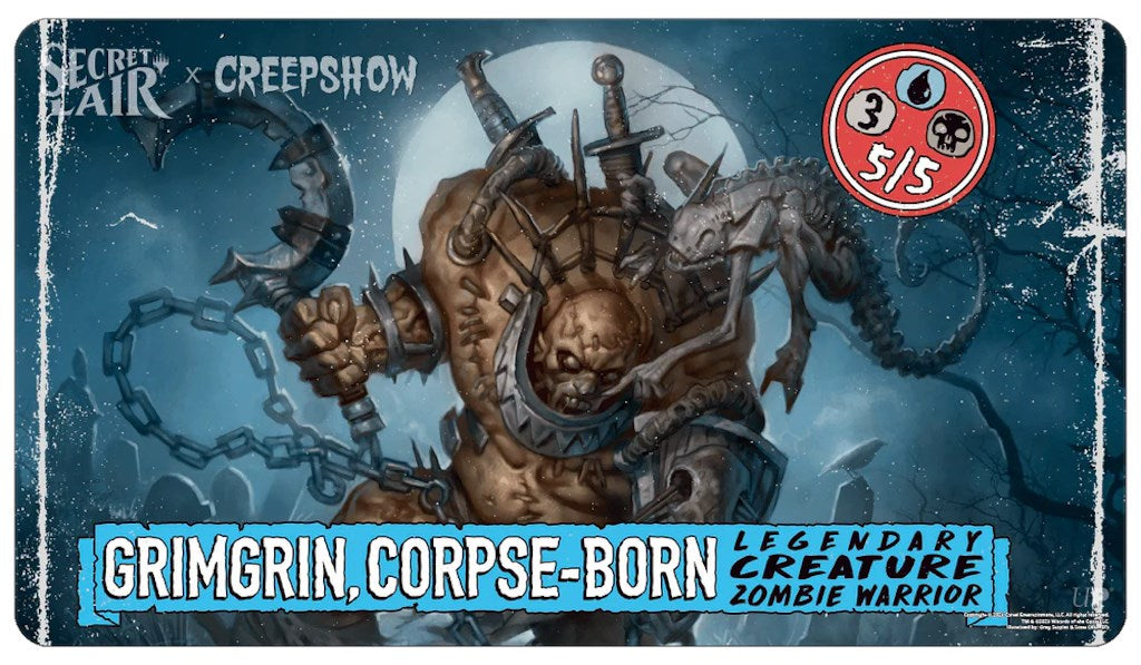 Secret Lair Spookydrop 2023: Grimgrin, Corpse-Born Standard Gaming Playmat for Magic: The Gathering