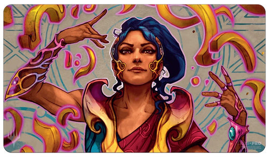 The Lost Caverns of Ixalan Saheeli, the Sun's Brilliance Standard Gaming Playmat for Magic: The Gathering