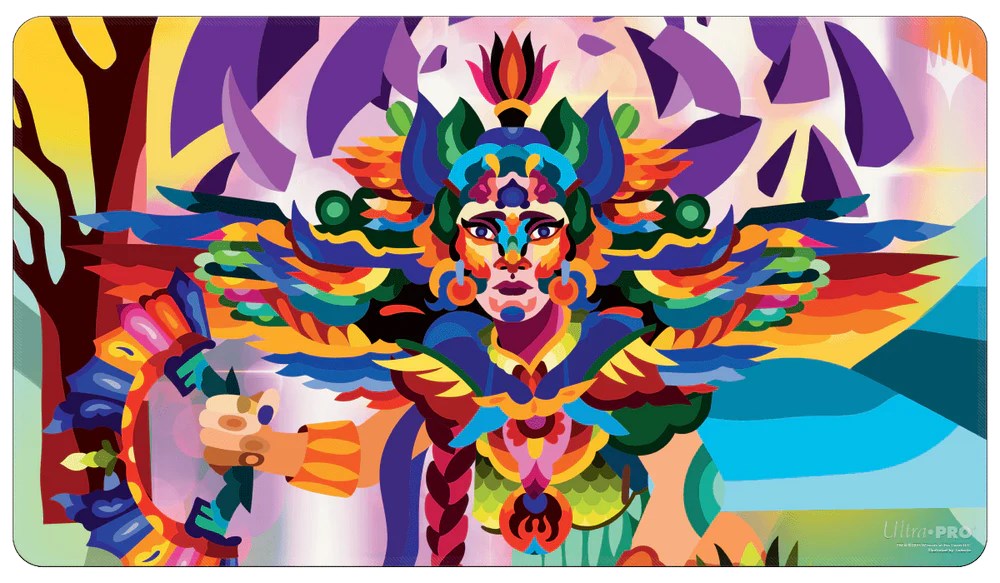 The Lost Caverns of Ixalan Huatli, Poet of Unity Standard Gaming Playmat for Magic: The Gathering