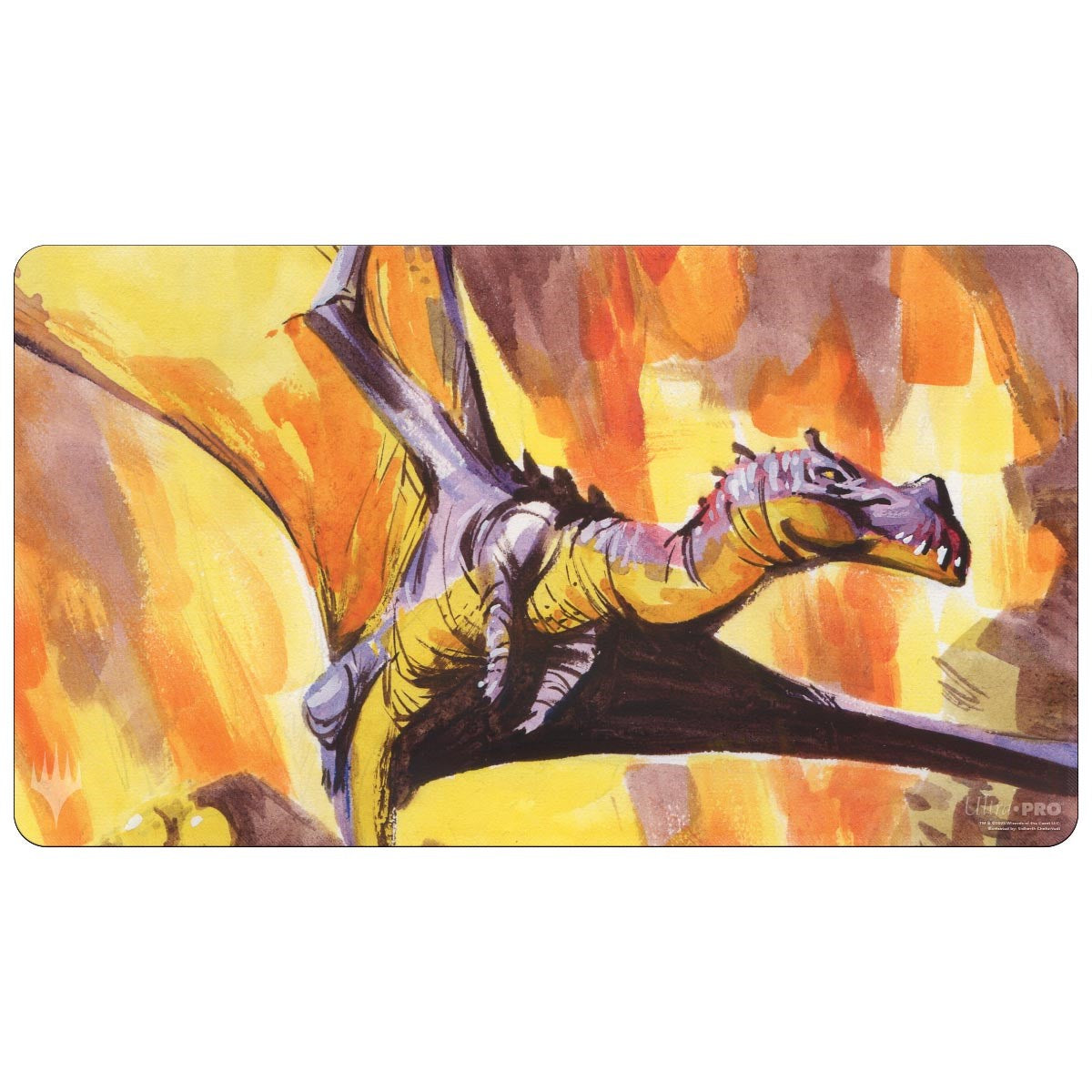 The Lost Caverns of Ixalan Bonehoard Dracosaur Standard Gaming Playmat for Magic: The Gathering