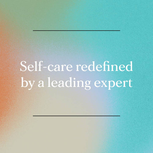 Self-care redefined by Inner Workout, the wellness expertise you deserve, on a pastel gradient background.