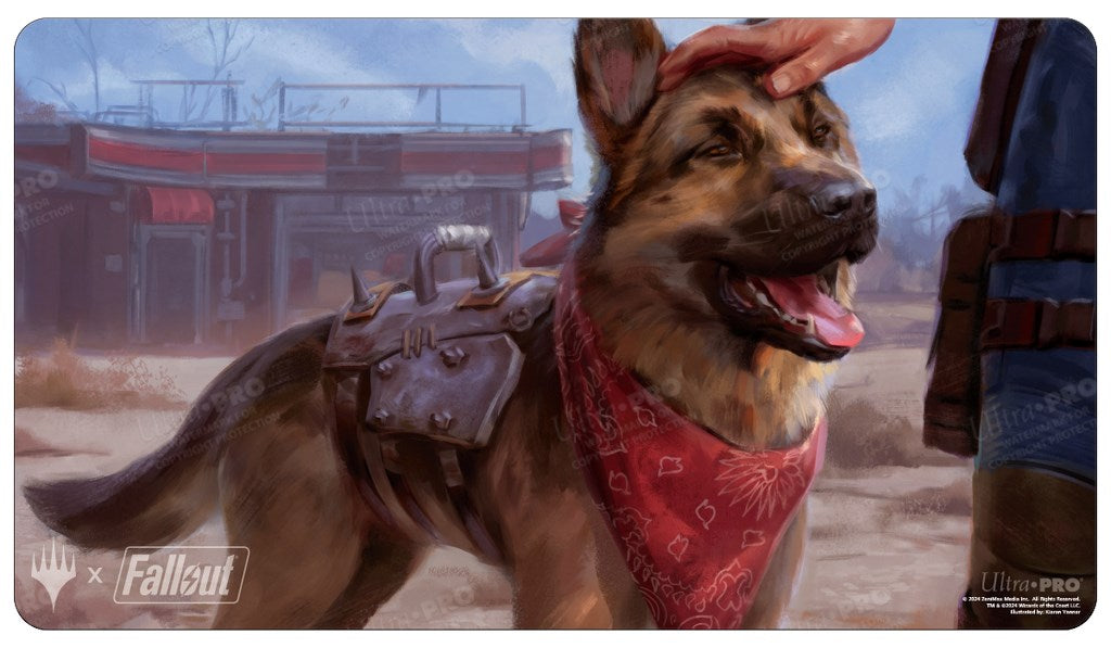 Fallout Dogmeat, Ever Loyal Standard Gaming Playmat for Magic: The Gathering