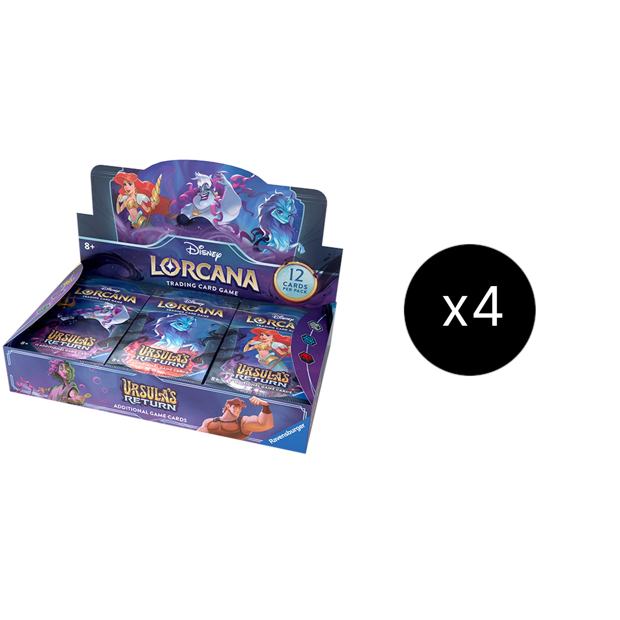 Disney Lorcana: Ursula's Return Booster Box Case [4 - 000]