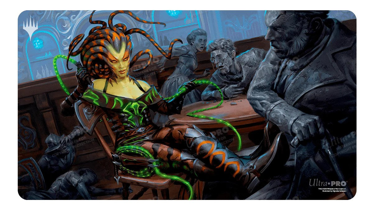 Outlaws of Thunder Junction Vraska, the Silencer Standard Gaming Playmat for Magic: The Gathering