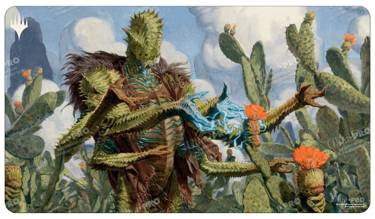 Outlaws of Thunder Junction Bristly Bill, Spine Sower Standard Gaming Playmat for Magic: The Gathering