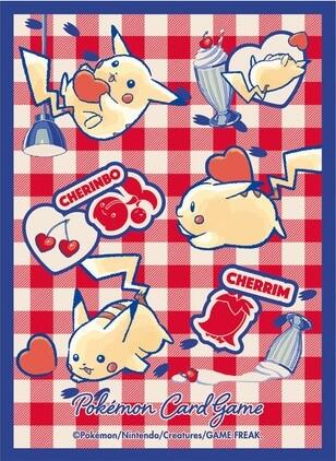 Pokemon TCG: Pokemon Center Japan Exclusive Card Sleeves - Pikachu and Cherrim (64-Pack)