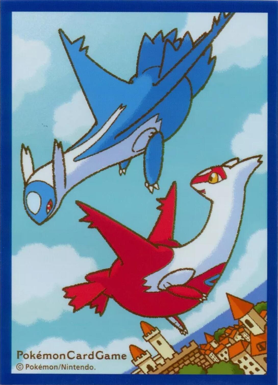 Pokemon TCG: Pokemon Center Japan Exclusive Card Sleeves - Latias & Latios Ver.2 (64-Pack)