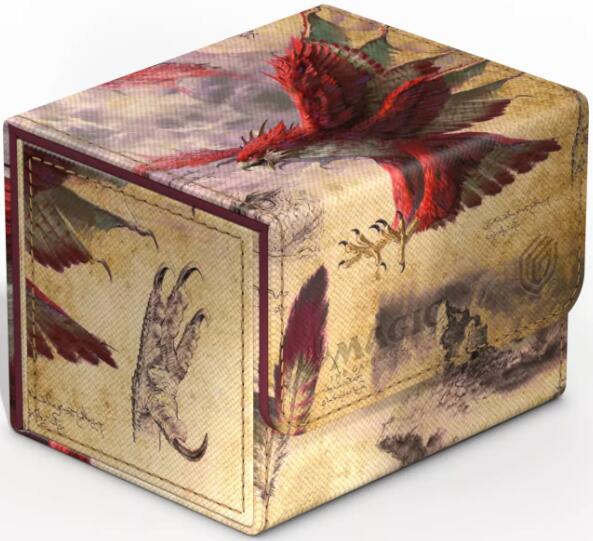 Magic: The Gathering Bloomburrow Sidewinder 100+ Xenoskin Deck Box - Dragonhawk, Fate's Tempest