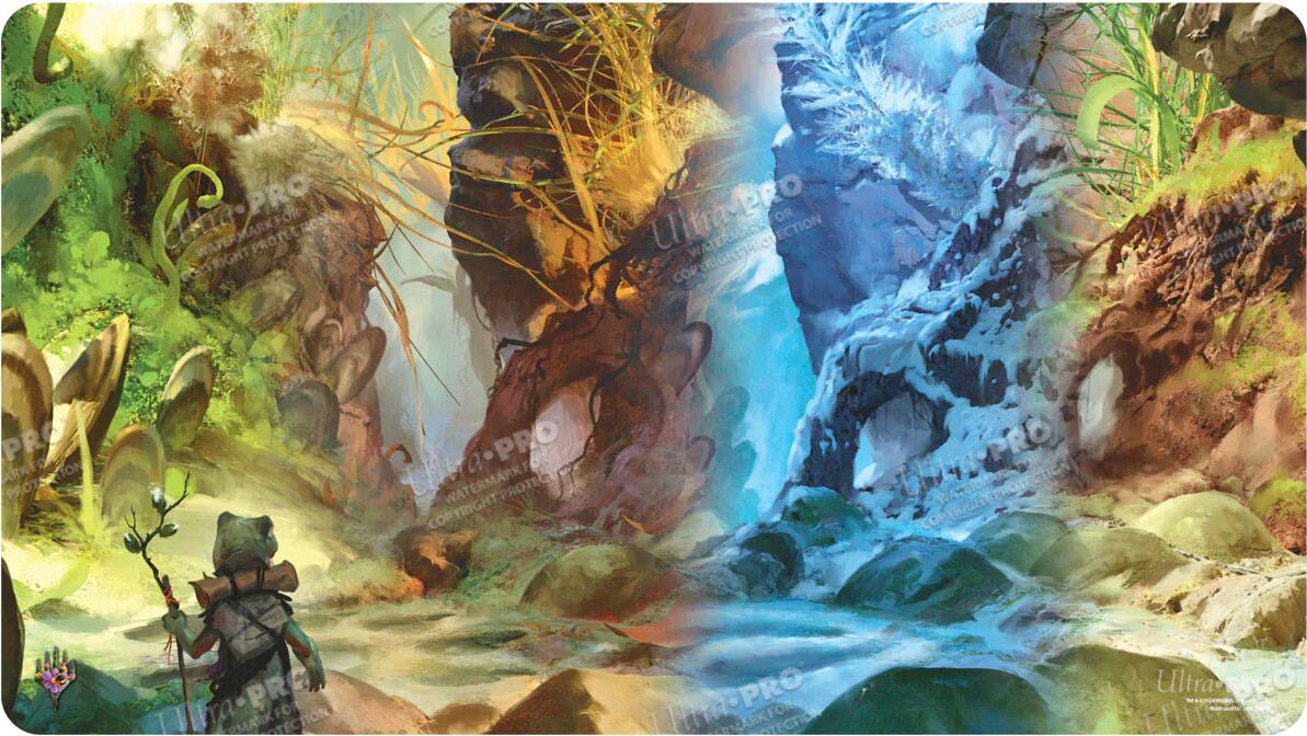 Bloomburrow Standard Gaming Playmat for Magic: The Gathering - Swamp (Four Seasons)