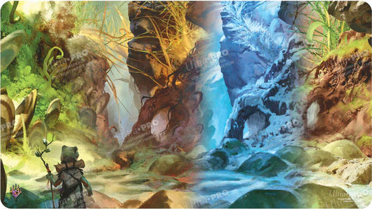 Bloomburrow Standard Gaming Playmat for Magic: The Gathering - Swamp (Four Seasons)