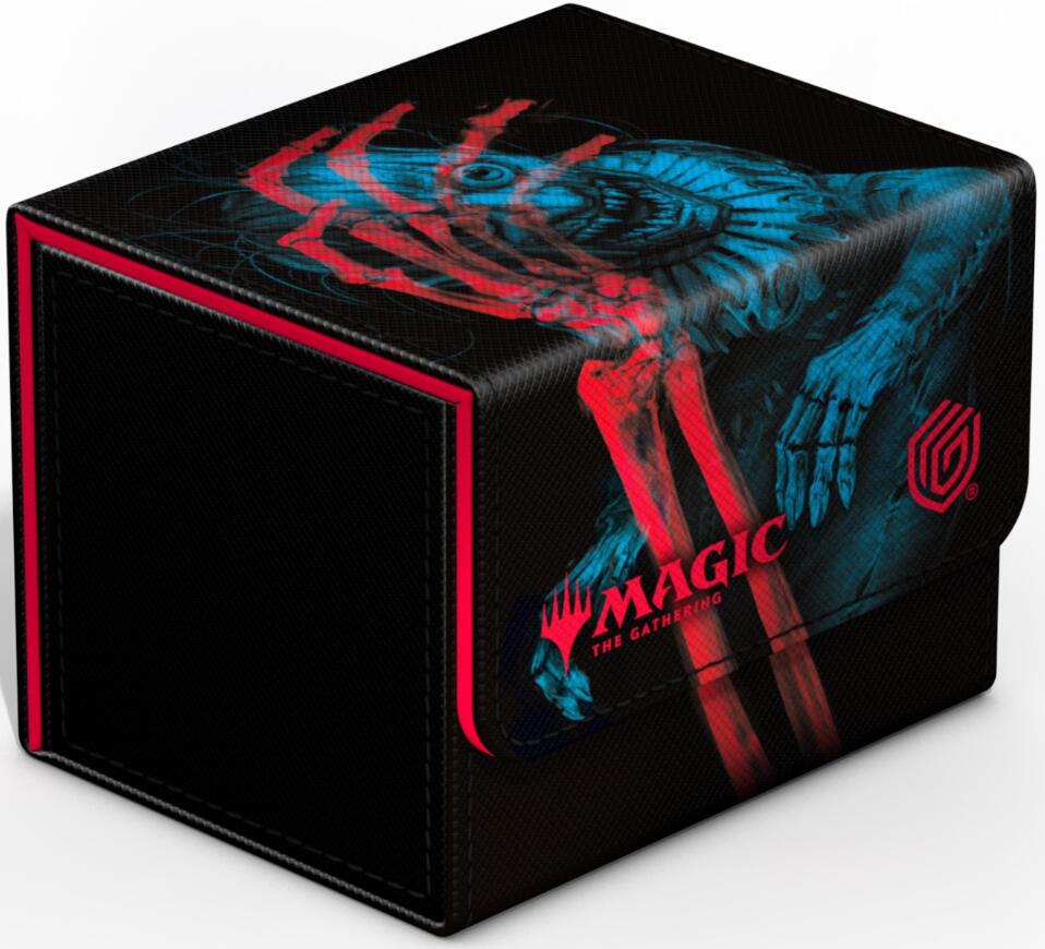 Magic: The Gathering Duskmourn Sidewinder 100+ Xenoskin Deck Box - Marvin, Murderous Mimic