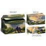 Humblewood (5E) Tarot Card Deck Box showing front, back, divider; fantasy art with knight on horseback.