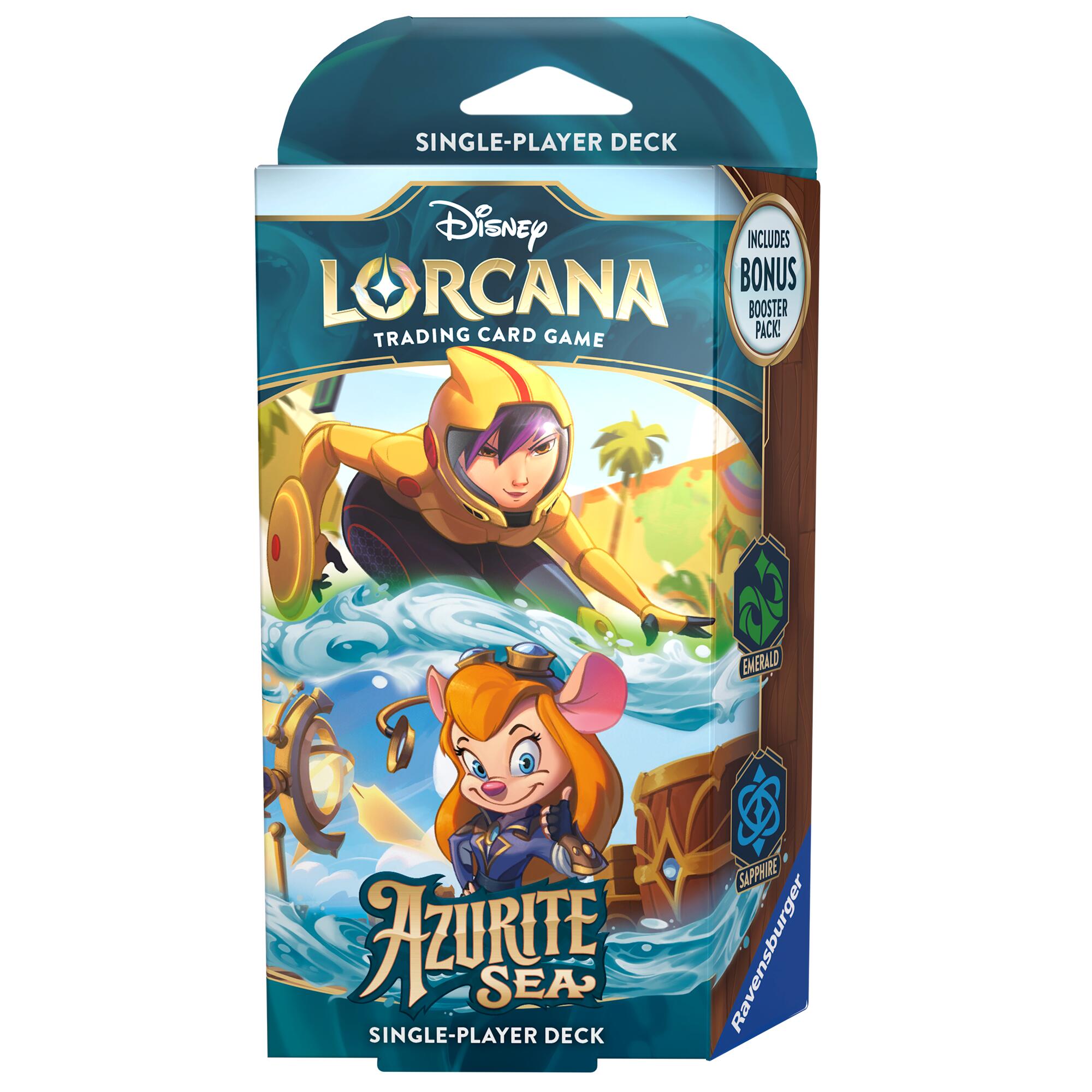 Disney Lorcana: Azurite Sea Starter Deck (Emerald & Sapphire) [6 - 000]