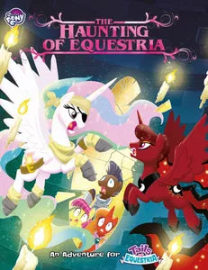 My Little Pony: Tails of Equestria—Haunting of Equestria cover featuring cartoon ponies in a haunted scene.