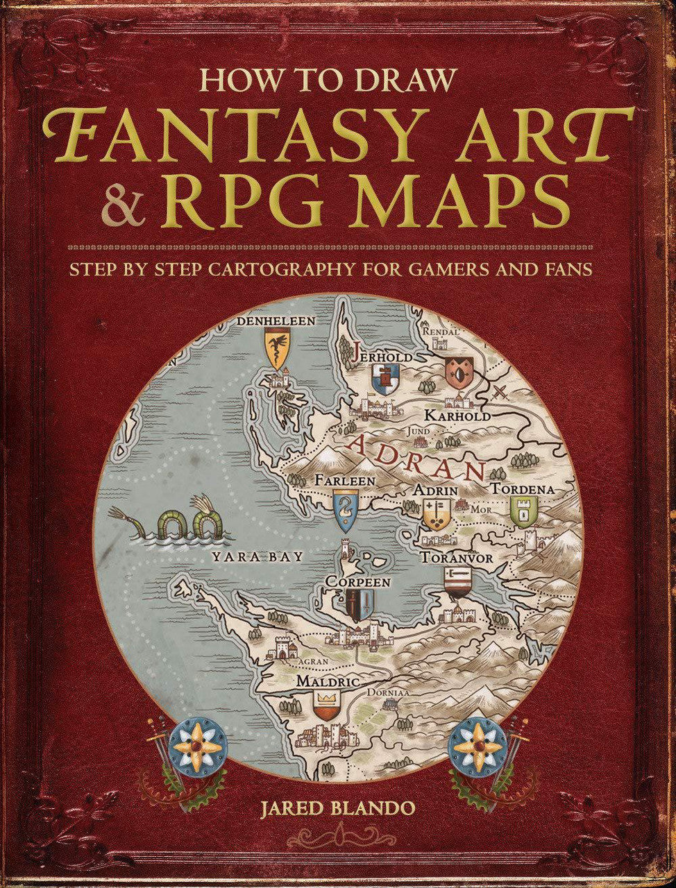 How to Draw Fantasy Art and RPG Maps book cover.