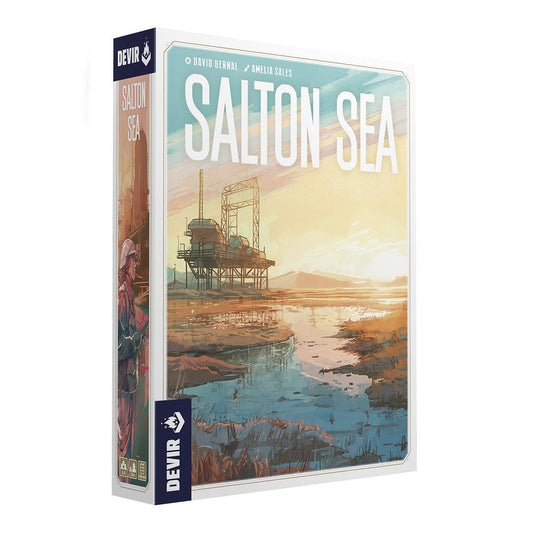 Salton Sea board game box.