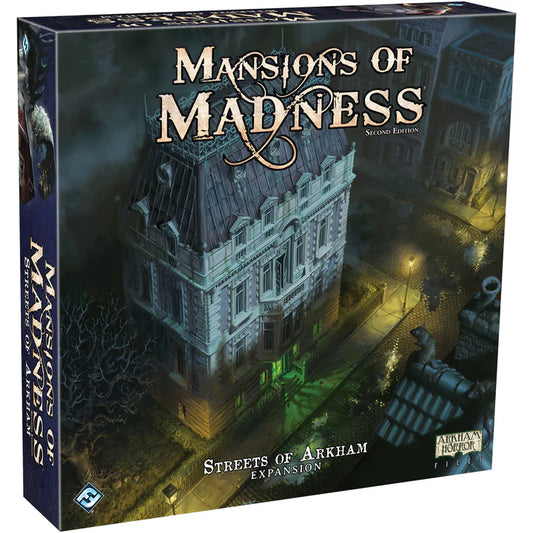Mansions of Madness: Streets of Arkham Expansion board game for the Arkham Horror series.