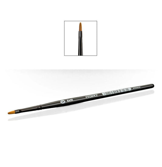 Citadel Medium Base Brush with synthetic bristles and pointed tip on a white background.