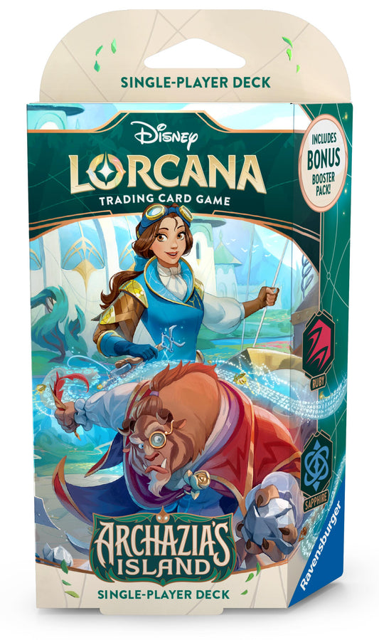 Disney Lorcana: Archazia's Island Starter Deck (Ruby & Sapphire) [7 - 000]