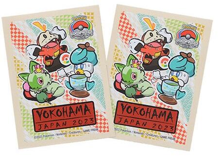 Pokemon TCG: Pokemon Center Japan Exclusive Card Sleeves Sprigatito, Fuecoco, and Quaxly (WCS2023) -  (64-Pack)