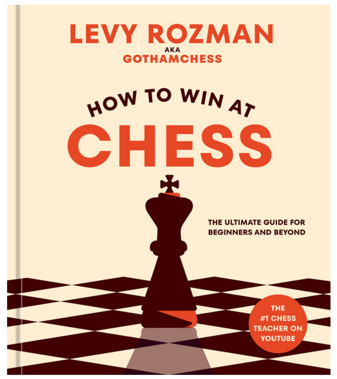 How to Win At Chess book cover featuring a king chess piece on a chessboard.