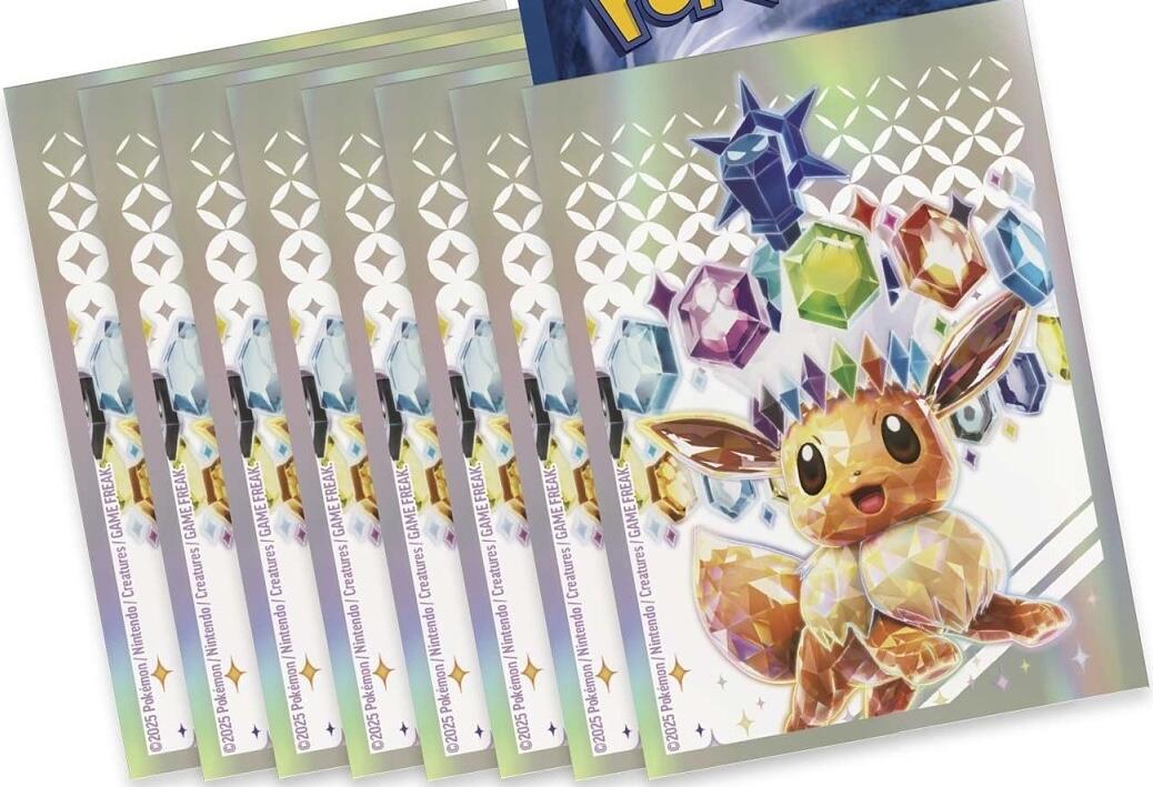 Pokemon TCG Prismatic Evolution Elite Trainer Box Card Sleeves Eevee 65 Pack