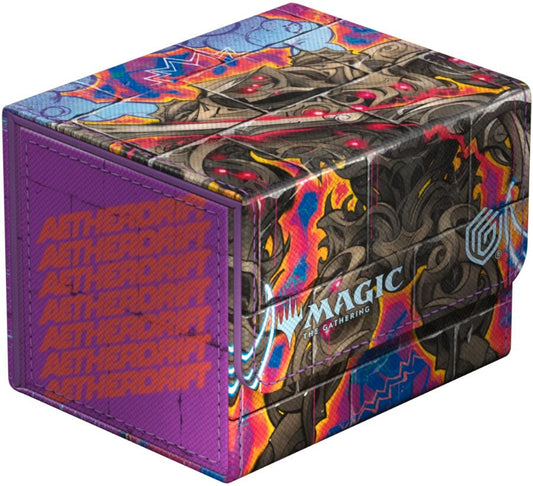 Magic: The Gathering Aetherdrift Sidewinder 100+ Xenoskin Deck Box - Coalstoke Gearhulk