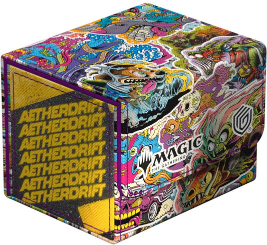 Magic: The Gathering Aetherdrift Sidewinder 100+ Xenoskin Deck Box - Revved-Up Racers
